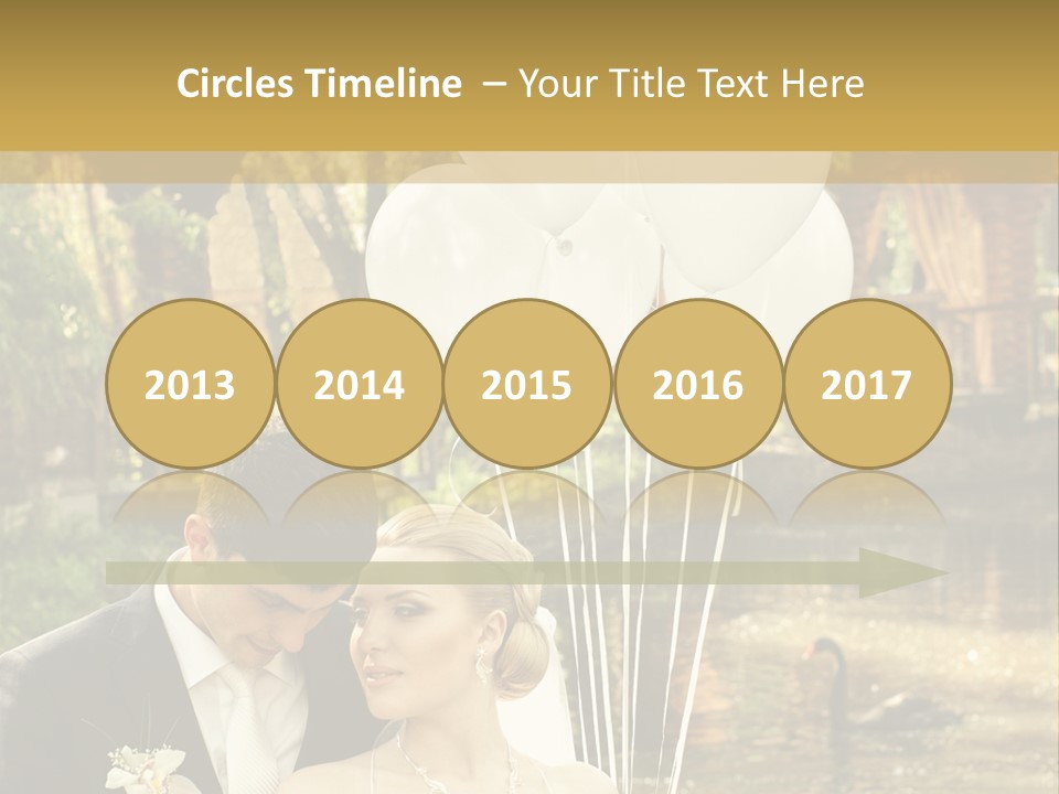 Summer Smiling Woman PowerPoint Template