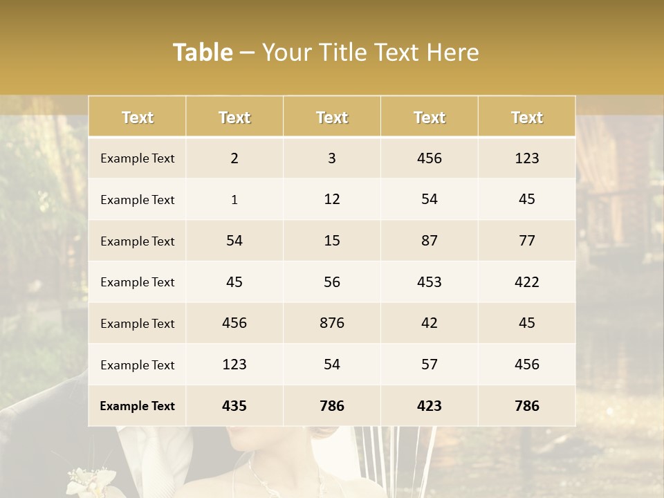 Summer Smiling Woman PowerPoint Template