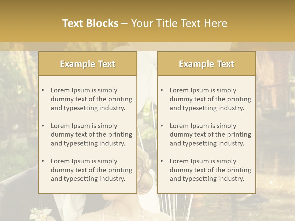Summer Smiling Woman PowerPoint Template