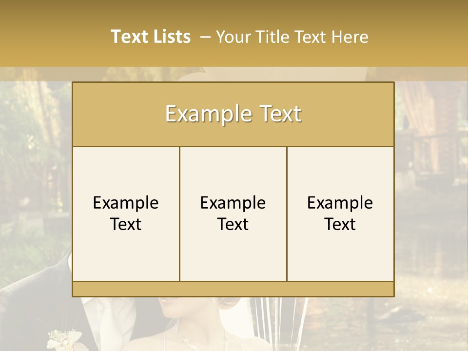 Summer Smiling Woman PowerPoint Template