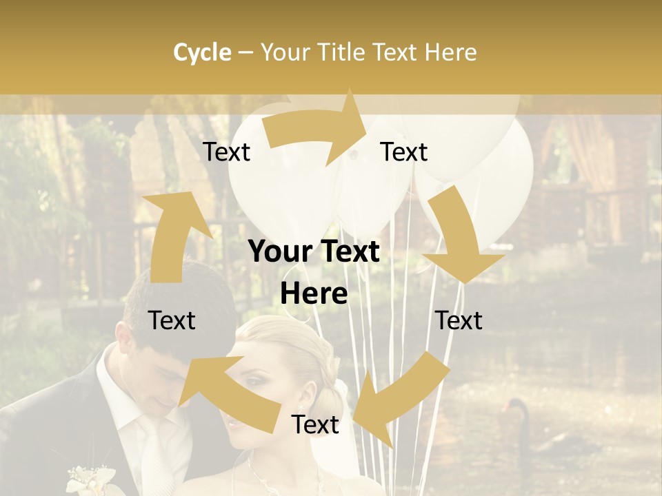 Summer Smiling Woman PowerPoint Template