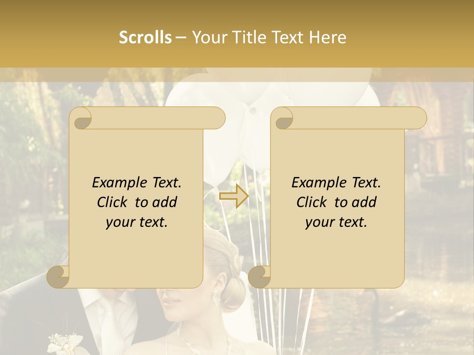 Summer Smiling Woman PowerPoint Template