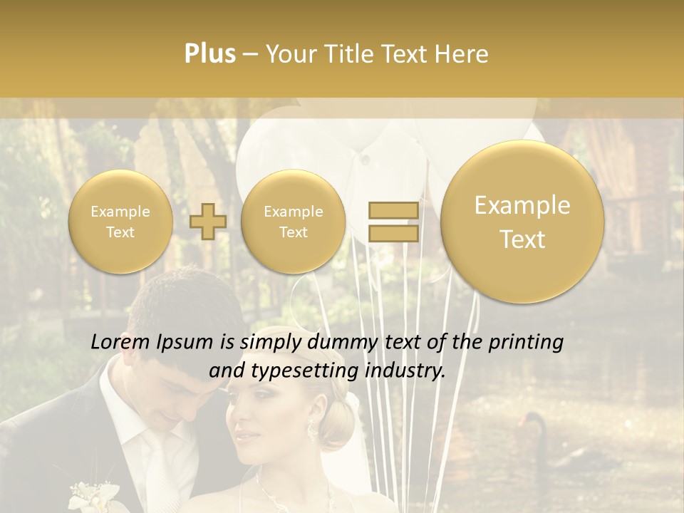 Summer Smiling Woman PowerPoint Template