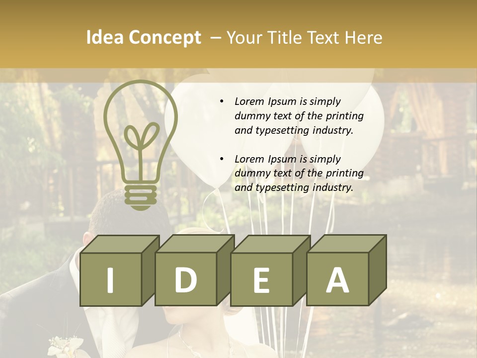 Summer Smiling Woman PowerPoint Template