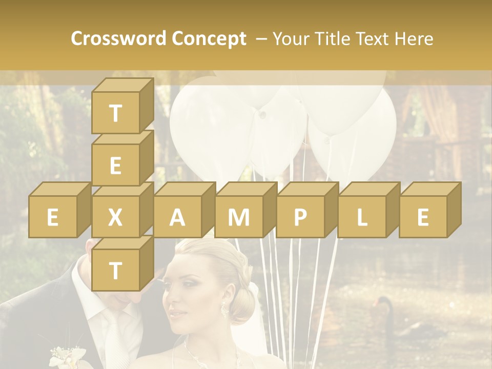 Summer Smiling Woman PowerPoint Template