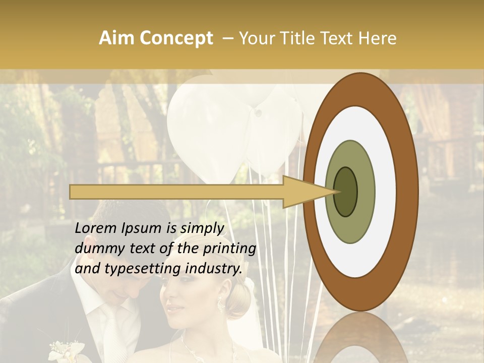 Summer Smiling Woman PowerPoint Template