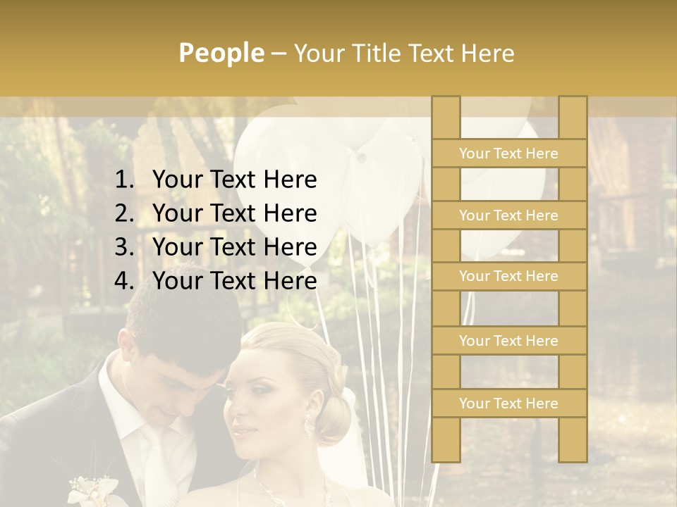 Summer Smiling Woman PowerPoint Template