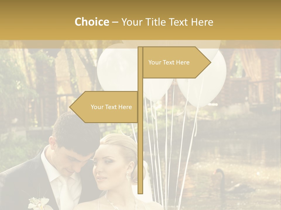 Summer Smiling Woman PowerPoint Template