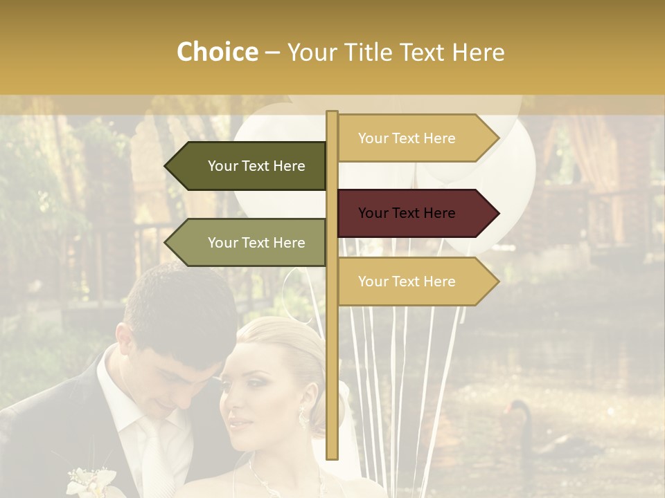 Summer Smiling Woman PowerPoint Template