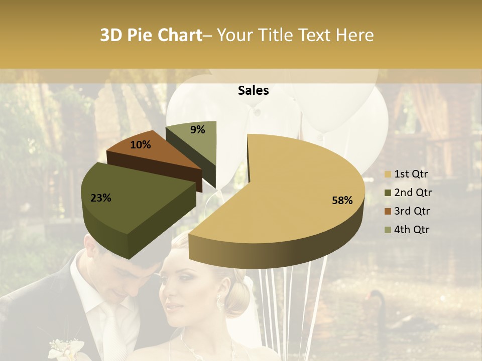 Summer Smiling Woman PowerPoint Template