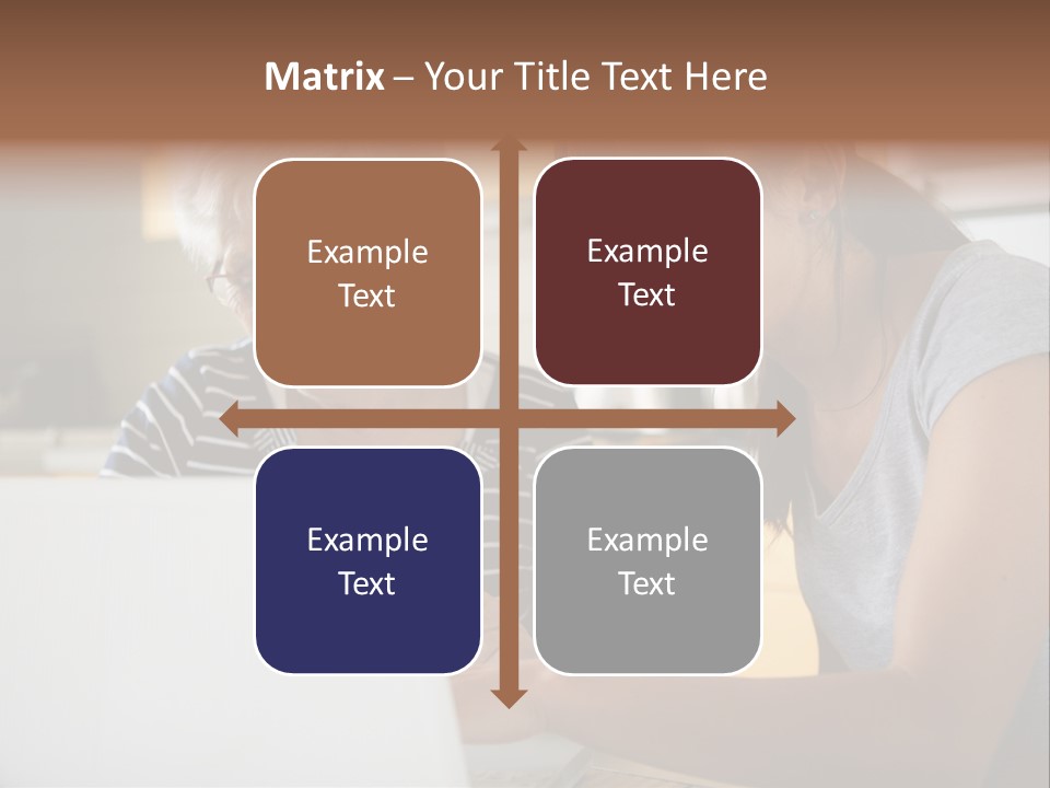 Summer Smiling Woman PowerPoint Template