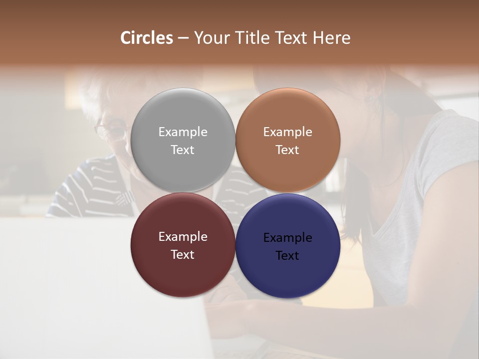 Summer Smiling Woman PowerPoint Template