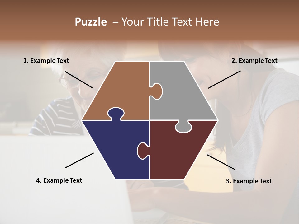 Summer Smiling Woman PowerPoint Template