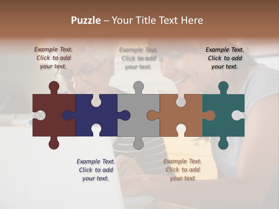 Summer Smiling Woman PowerPoint Template