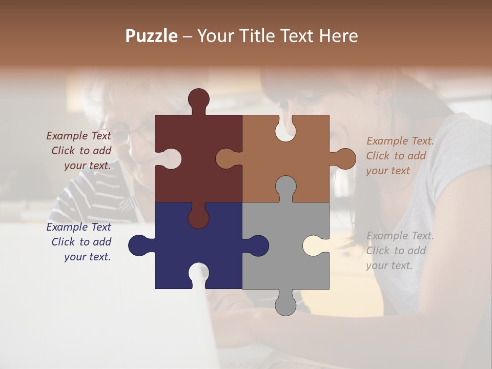 Summer Smiling Woman PowerPoint Template