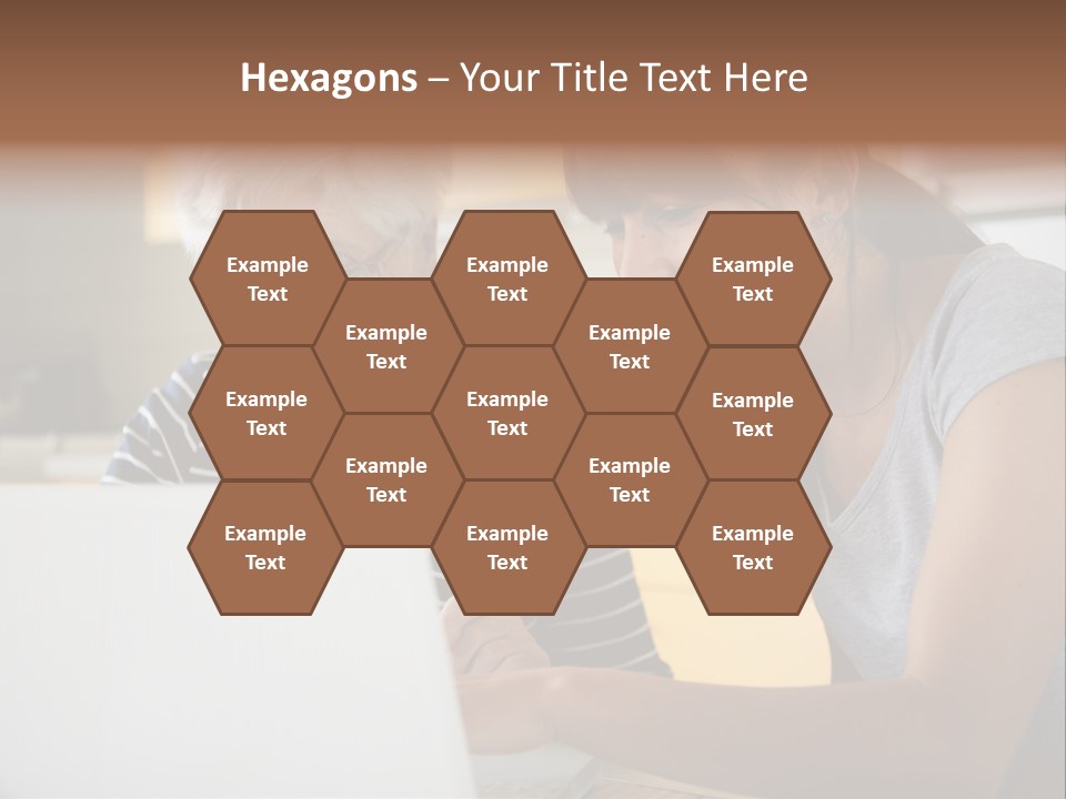 Summer Smiling Woman PowerPoint Template