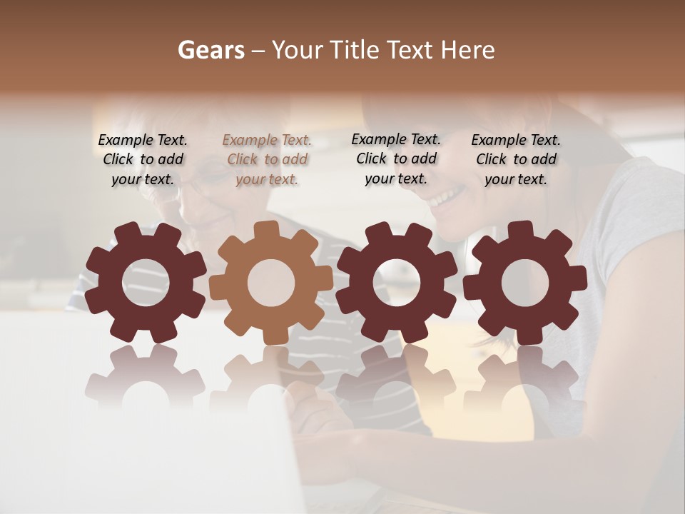 Summer Smiling Woman PowerPoint Template