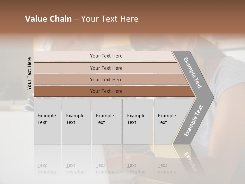 Summer Smiling Woman PowerPoint Template