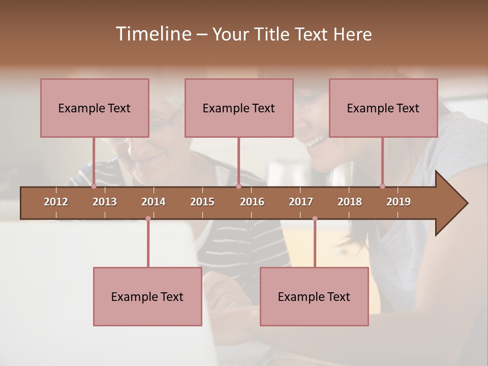 Summer Smiling Woman PowerPoint Template
