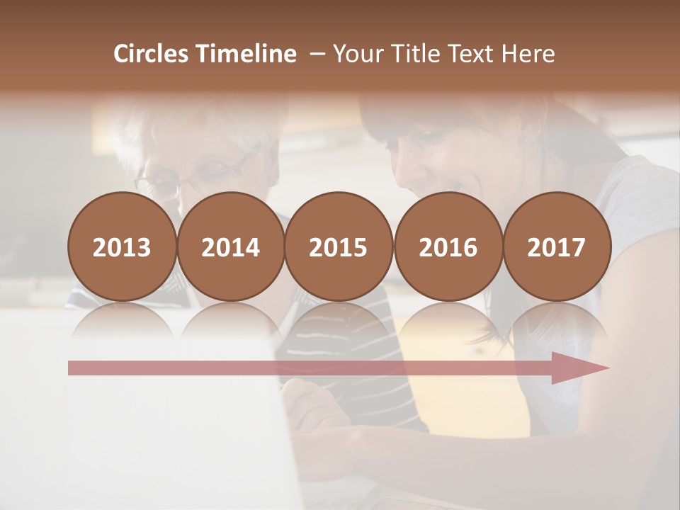 Summer Smiling Woman PowerPoint Template