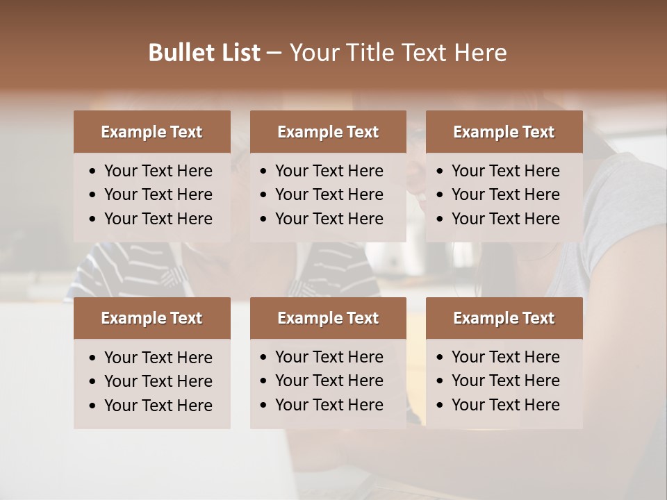 Summer Smiling Woman PowerPoint Template