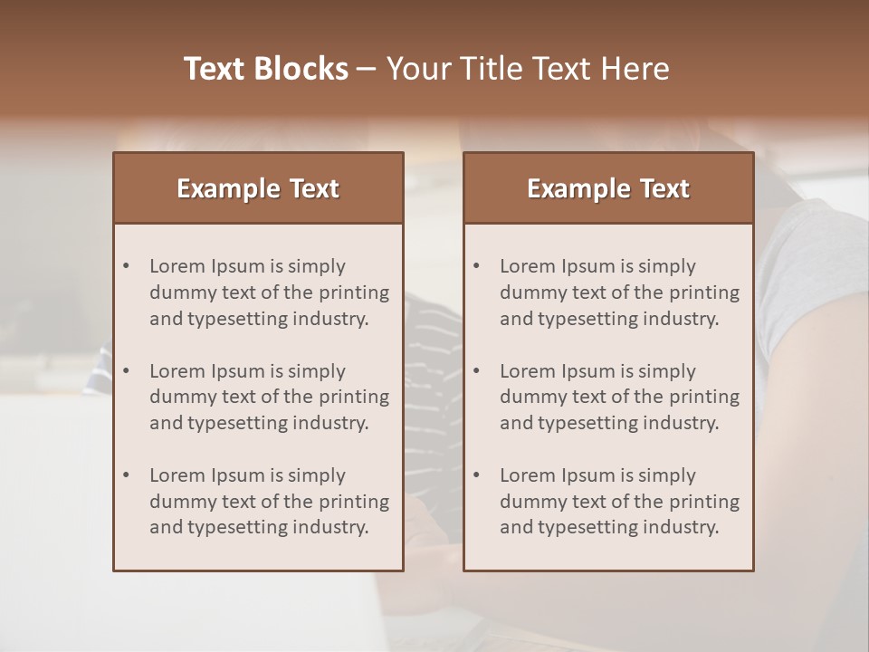 Summer Smiling Woman PowerPoint Template