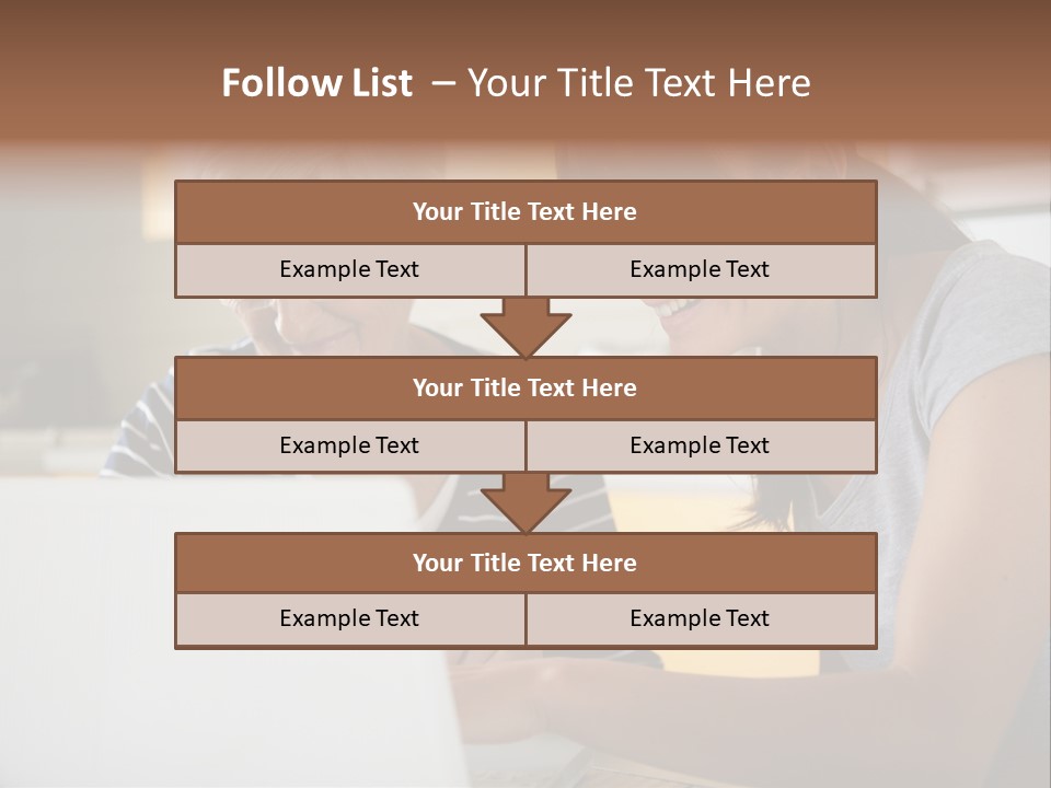 Summer Smiling Woman PowerPoint Template