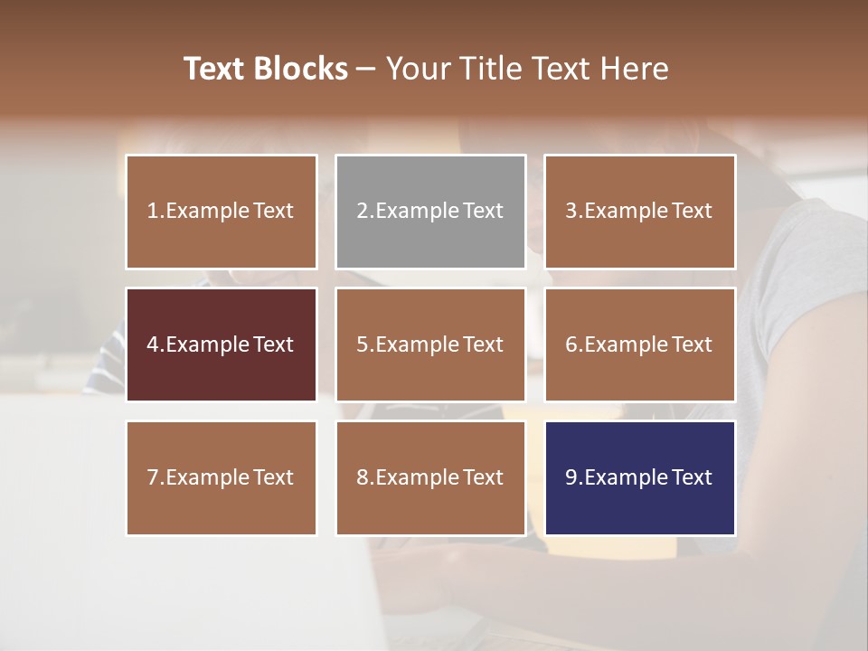 Summer Smiling Woman PowerPoint Template