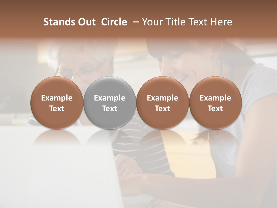 Summer Smiling Woman PowerPoint Template