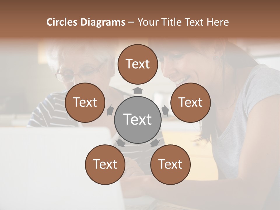 Summer Smiling Woman PowerPoint Template