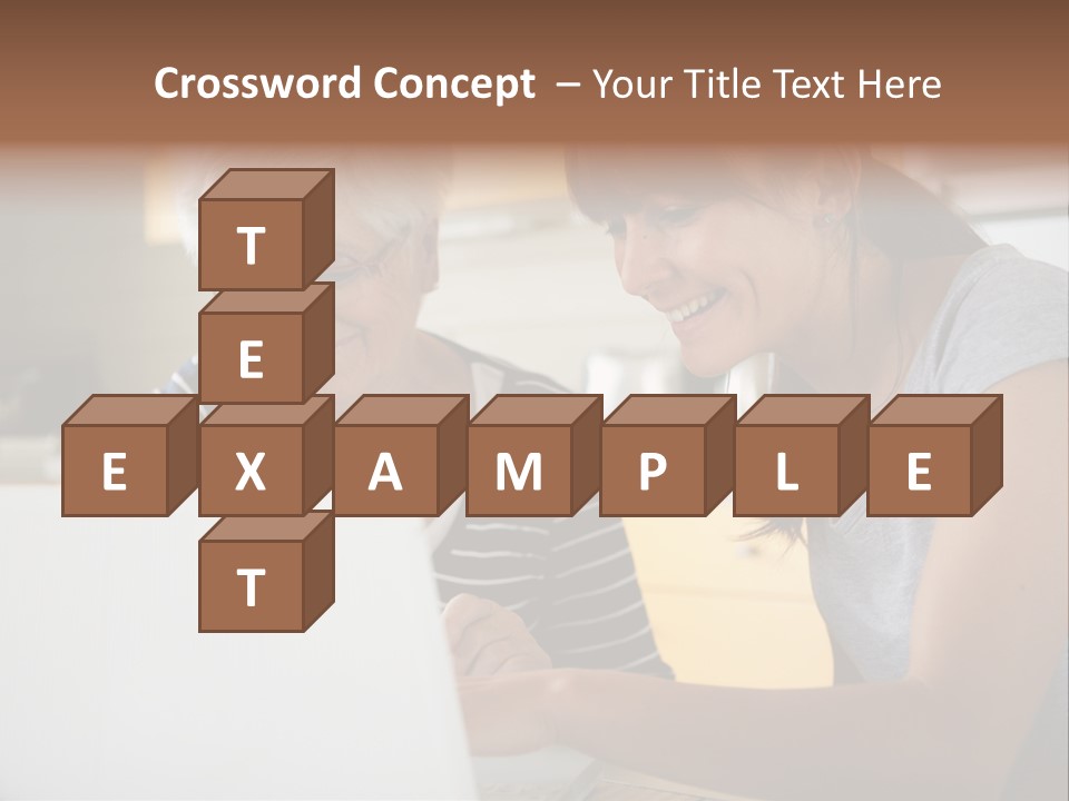 Summer Smiling Woman PowerPoint Template