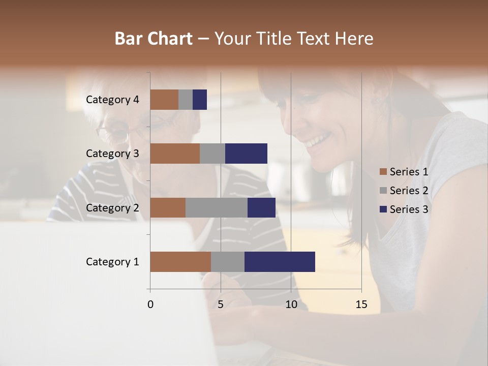 Summer Smiling Woman PowerPoint Template