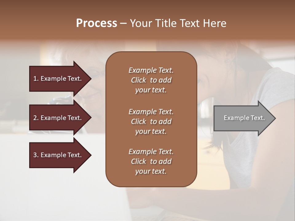 Summer Smiling Woman PowerPoint Template