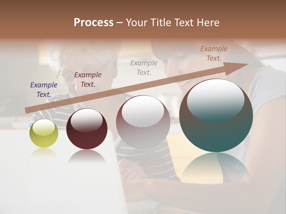 Summer Smiling Woman PowerPoint Template