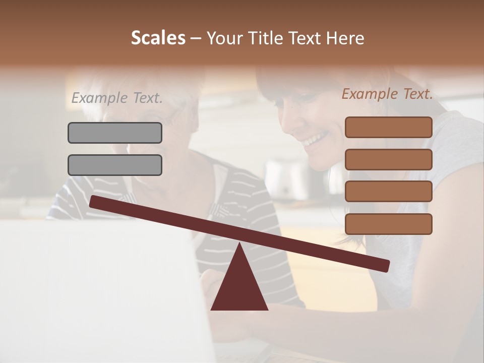 Summer Smiling Woman PowerPoint Template