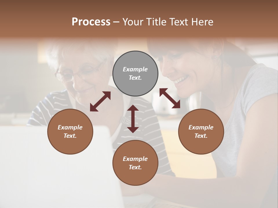 Summer Smiling Woman PowerPoint Template