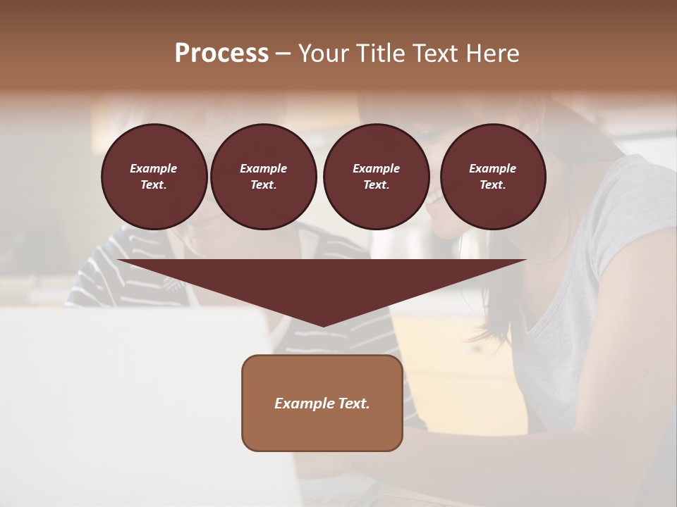 Summer Smiling Woman PowerPoint Template