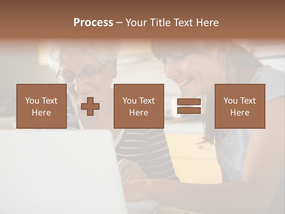 Summer Smiling Woman PowerPoint Template