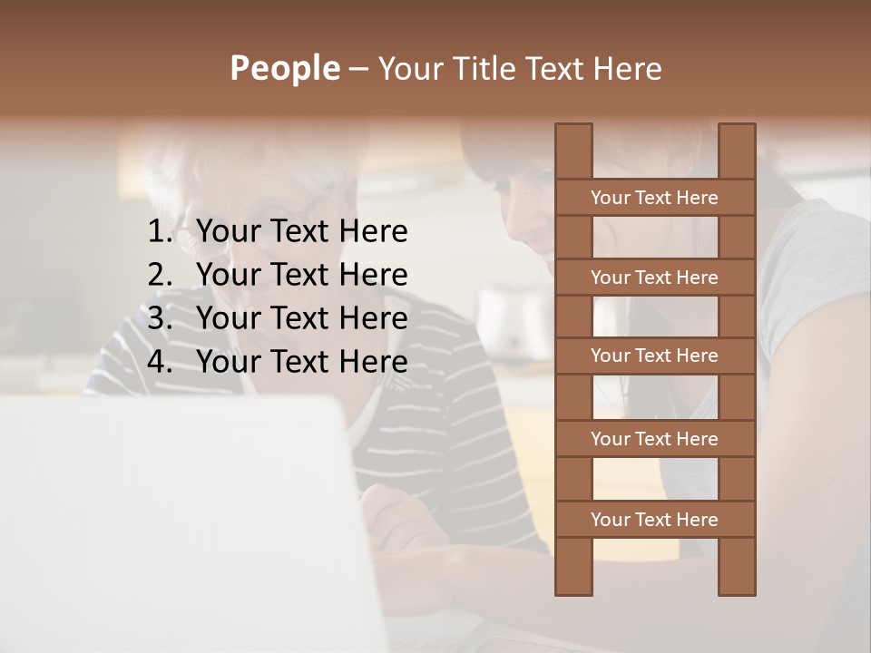 Summer Smiling Woman PowerPoint Template