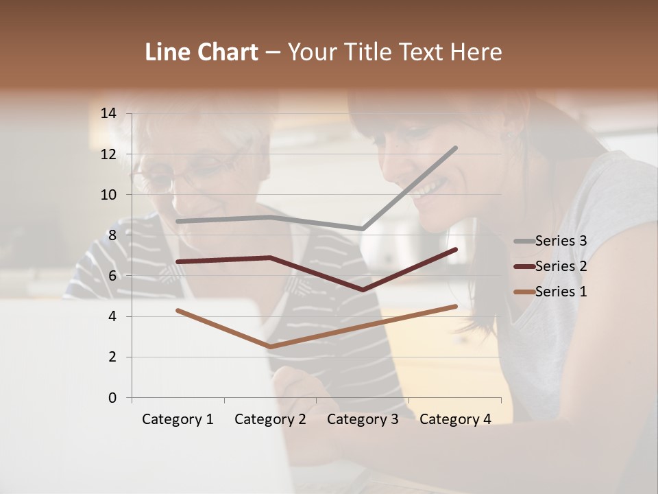 Summer Smiling Woman PowerPoint Template