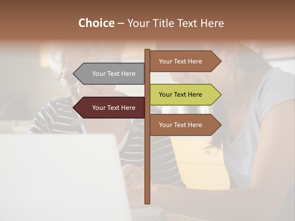 Summer Smiling Woman PowerPoint Template