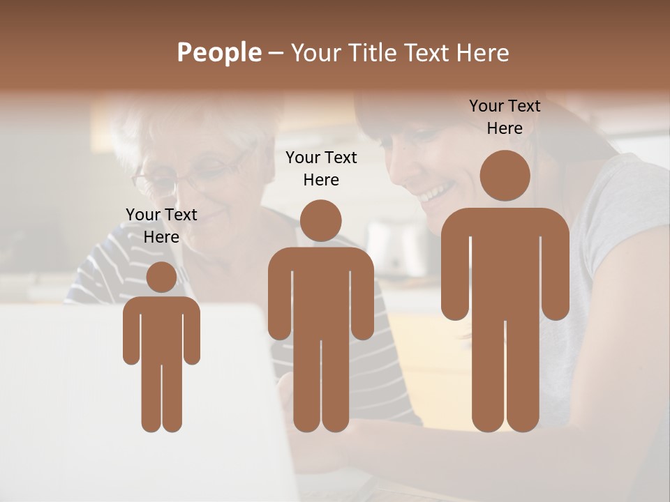 Summer Smiling Woman PowerPoint Template