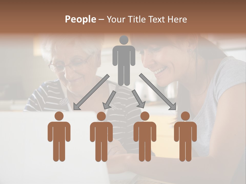 Summer Smiling Woman PowerPoint Template