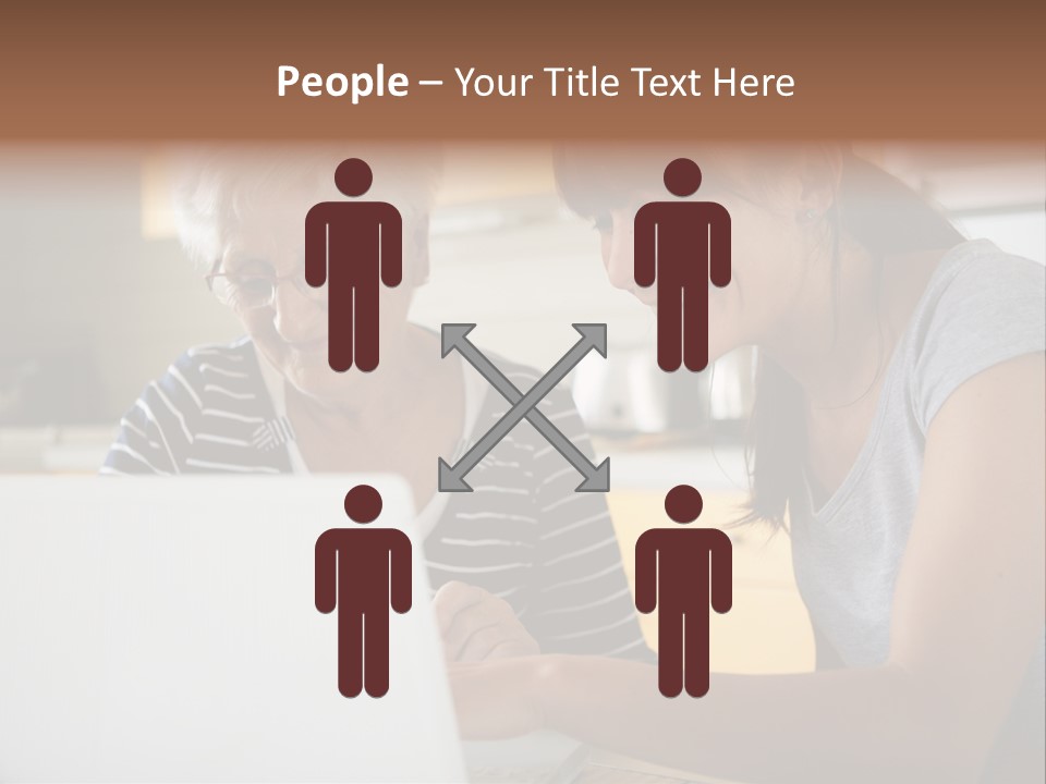 Summer Smiling Woman PowerPoint Template