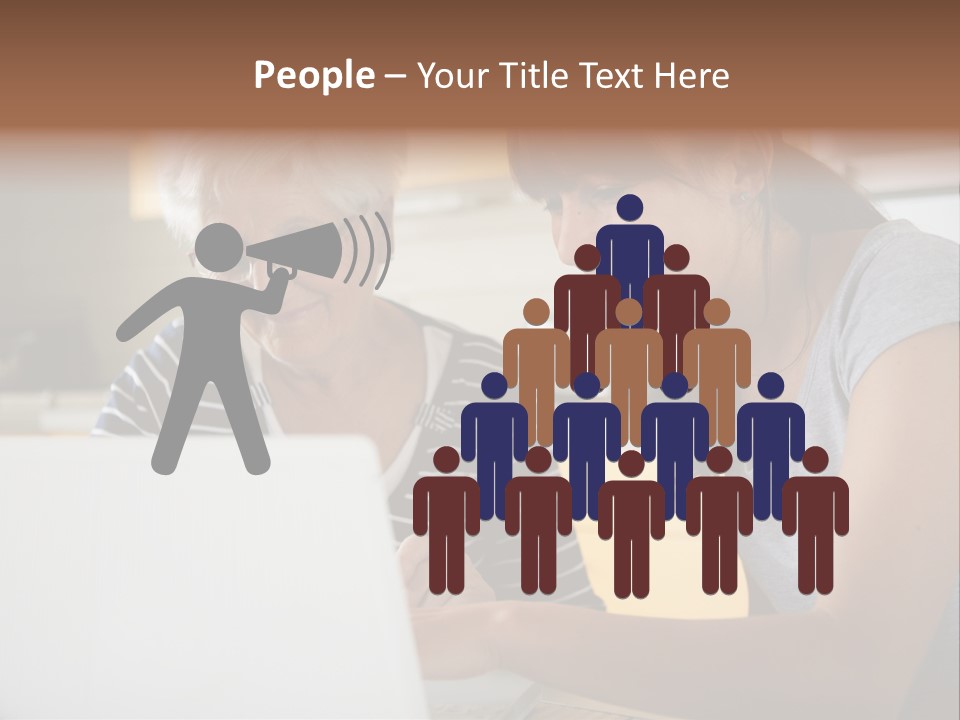 Summer Smiling Woman PowerPoint Template