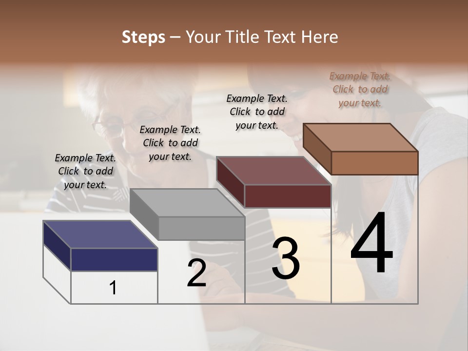 Summer Smiling Woman PowerPoint Template