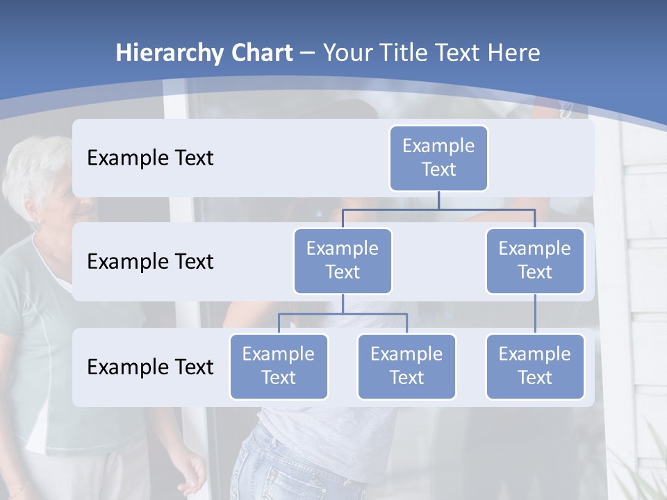 Grandmother Servicing Glass PowerPoint Template