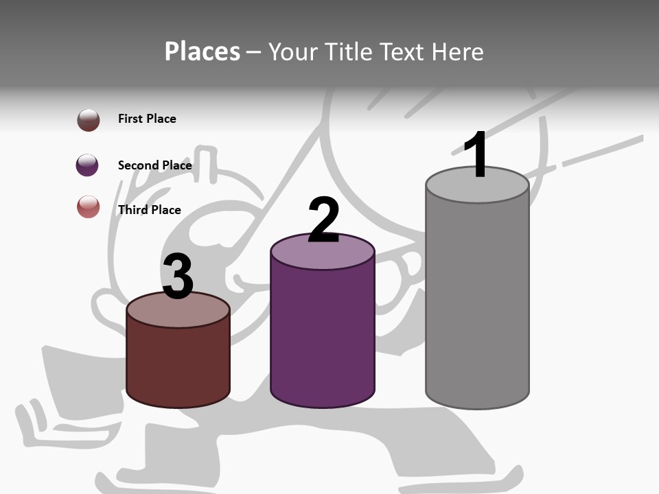 A Cartoon Character Holding A Megaphone In His Hand PowerPoint Template