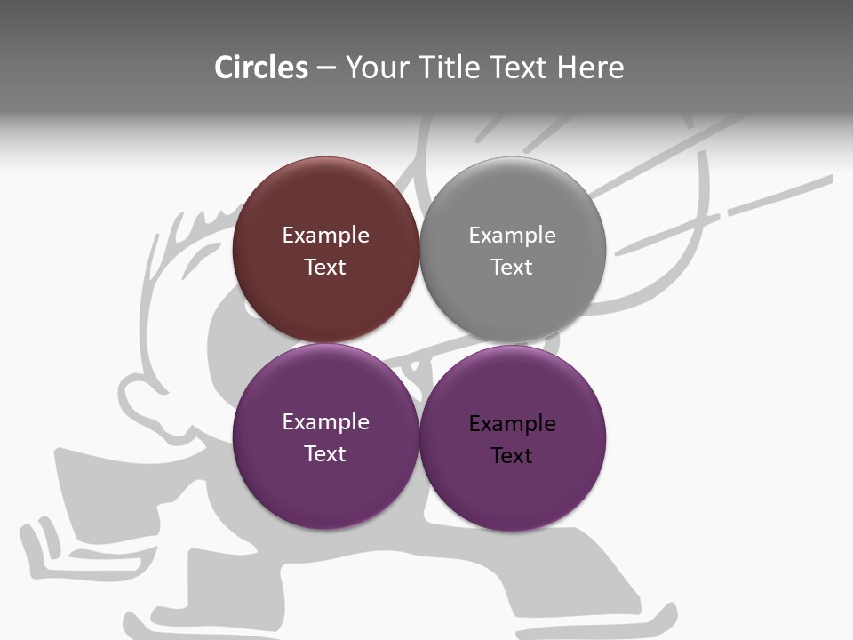 A Cartoon Character Holding A Megaphone In His Hand PowerPoint Template