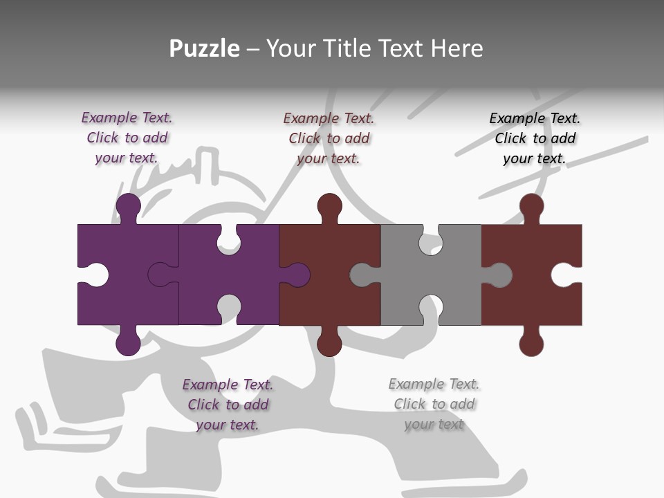 A Cartoon Character Holding A Megaphone In His Hand PowerPoint Template